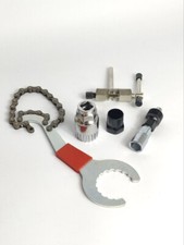 Bicycle Repair Kits Bike Cassette Crank Chain Whip Spanner Removal Tool 5 Pc Set