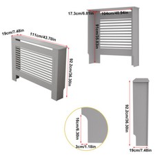 92/100cm Tall Large Radiator
