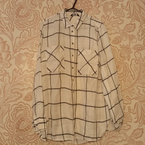 Primark white black check - white/black,