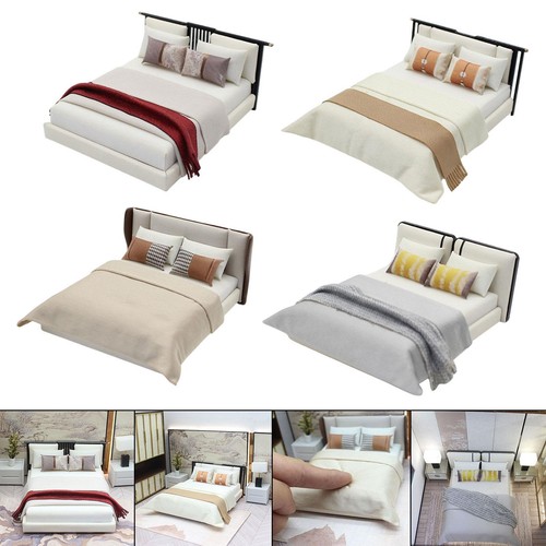 Dollhouse furniture bed 20 - dollhouse,