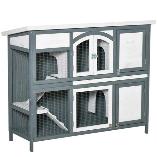 Rabbit hutch outdoor - rabbit,