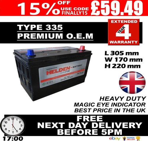 Platin car battery type 335 - car,