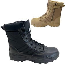 Mens army combatankle - mens, lace