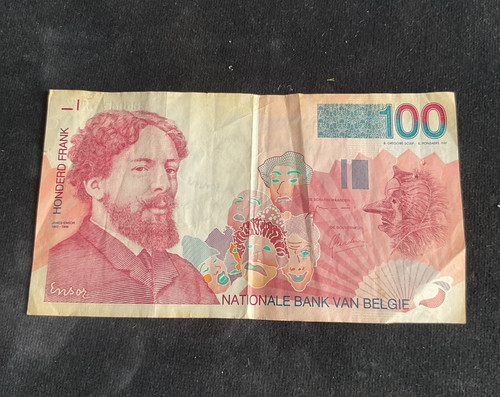 Belgium 100 francs banknote - belgium,