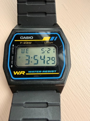 Casio 23w men vintage lcd - f-23w,