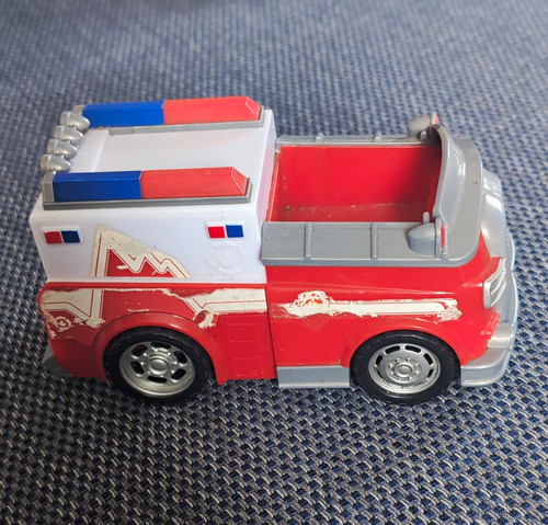 Plastic toy fire - fire, engine