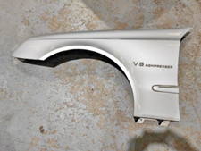 2003 MERCEDES W211 E55 AMG KOMPRESSOR LEFT N/S WING IN 744 SILVER MET OEM