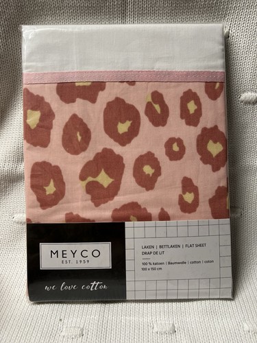 Meyco flat sheet - flat, pink