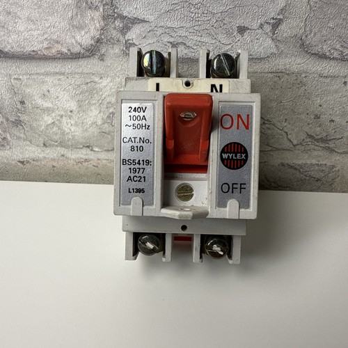 Wylex 810 100a double - wylex, pole