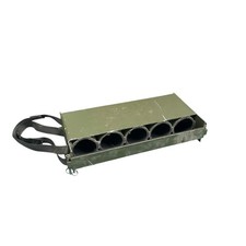 Smoke Grenade Carrier Storage Device Signal Flare Transport Vintage British Army