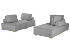 Modular Fabric Sofa Set Grey