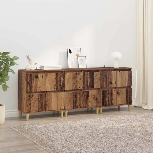 Sideboard 3pcs old wood - 3pcs,
