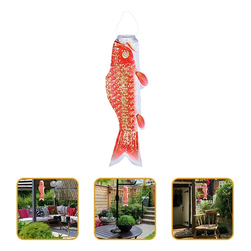 Hanging fish windsock - fish, japanese