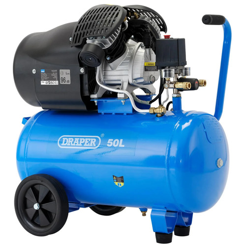 Draper air compressor 50l 230v - air,