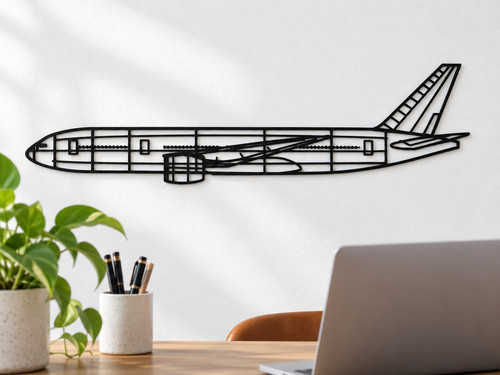 Boeing 777 printed wall - printed, art