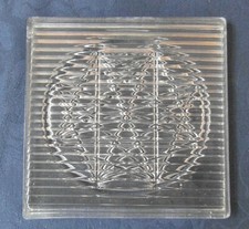 American, 5" x 5" Luxfer  prism glass tile.