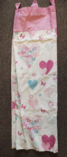Girls Pink Hearts Bedroom Curtains Tab Top Lined W63in x L51in