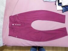 HUMOR. "SANTIAGO" MEN'S LOW CROTCH ,ARC LEG CHINOS.BURGUNDY. L 30" W 30"