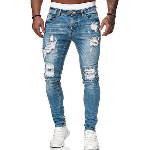 Mens ripped jeans skinny - ripped,