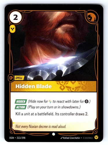 Hidden blade 213 298 origins - blade, c