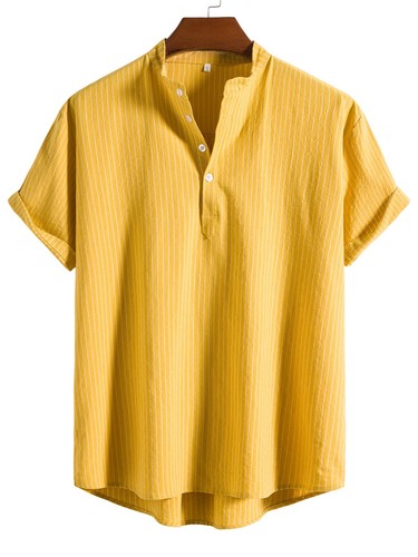 Men striped short sleeve - striped,