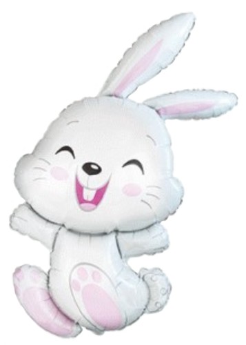 Large happy easter bunny - large,