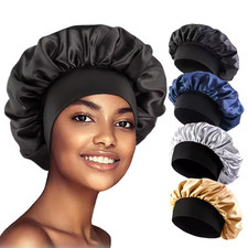 Satin Sleep Bonnet Hair Cap