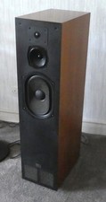 TDL Studio 4 Transmission Line Speakers (pair) in Walnut - spiked