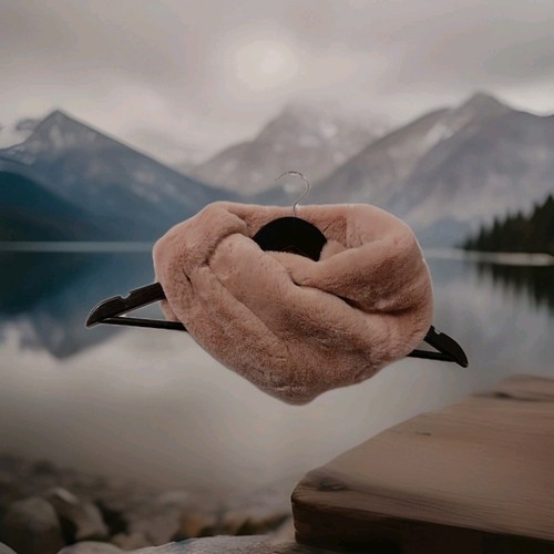 New faux fur snood scarf - faux,