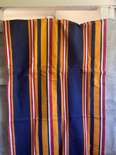 Vintage ticking yellow red - ticking,