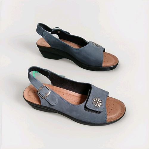 Pavers blue slingback wedged - blue,