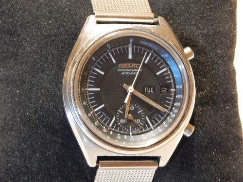 Seiko 6139 7071 - seiko, black
