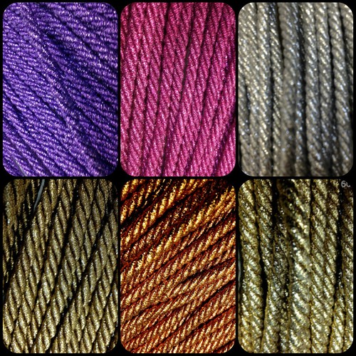 Metallic twisted lurex - twisted, mm