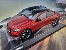 NEW BMW MINIATURE i5 M60 FIRE RED DIECAST MODEL MINICHAMPS 1:18 80435B319C1
