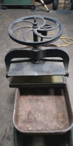 Antique book press - book, wide