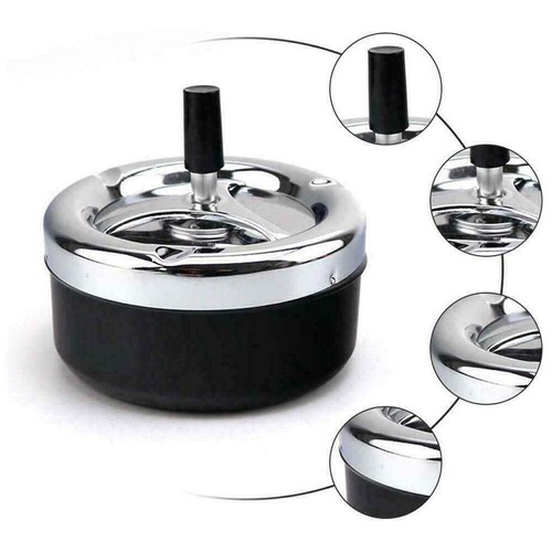 Metal spinning ashtray - metal, with