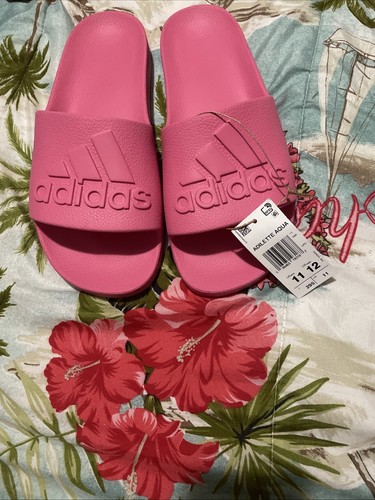 Pink adidas adilette aqua - pink,