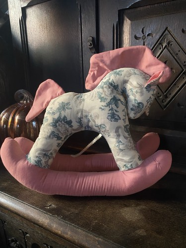 Vintage plush rocking - plush, horse