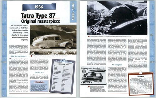 Tatra type 1930 1940 - type,