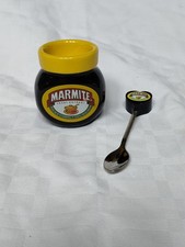 Marmite Egg Cup and Spoon Set