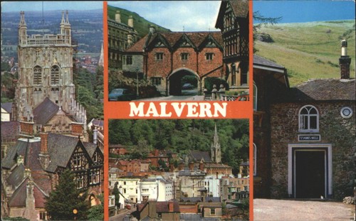 Vintage malvern postcard - malvern,