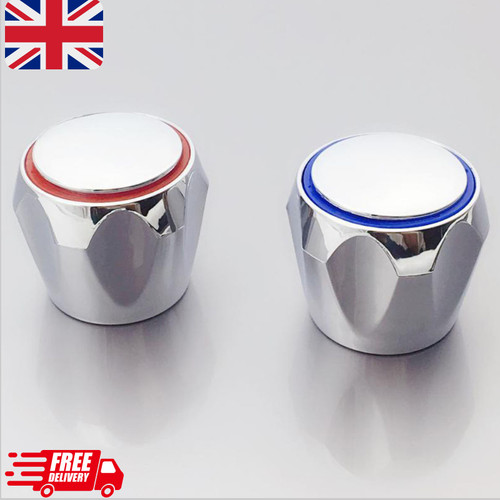 2pcs hot cold faucet - 2pcs, handle