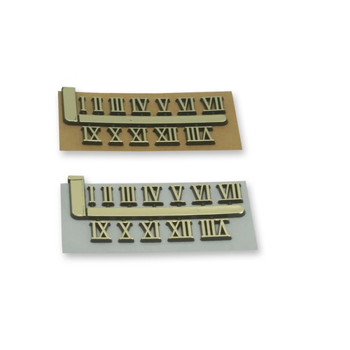Stick clock numbers - on,