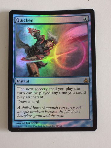 Mtg foil quicken - -,
