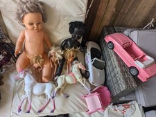 Vintage Barbie Dolls And Rare Sindy Car And More