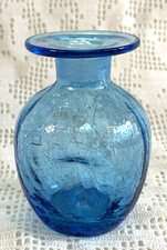 Rainbow Crackle Art Glass