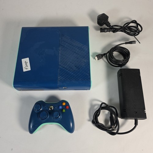Microsoft xbox 360 blue - xbox,