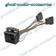 Volkswagen VW RNS300 Retro Fit Adaptor Wiring Harness Lead ISO to Quadlock