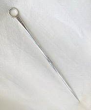 GEORGE III LARGE STERLING SILVER MEAT SKEWER - Stephen Adams, London, 1807.