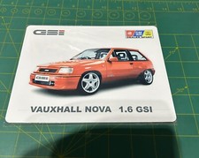 Vauxhall Nova GSI Red, metal